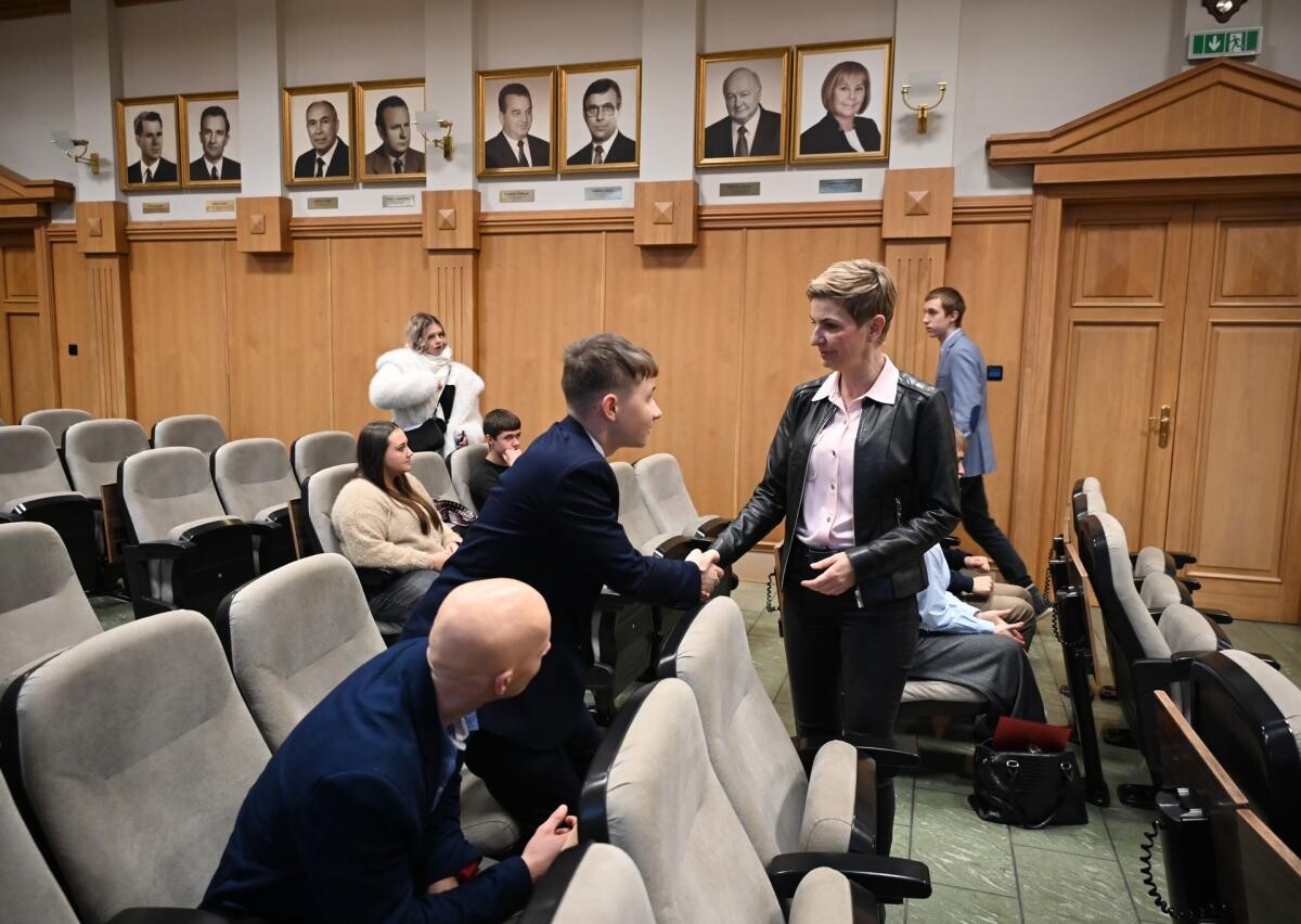 II sesja Młodzieżowej Rady Miasta Ruda Śląska / fot. Anna Krzysteczko