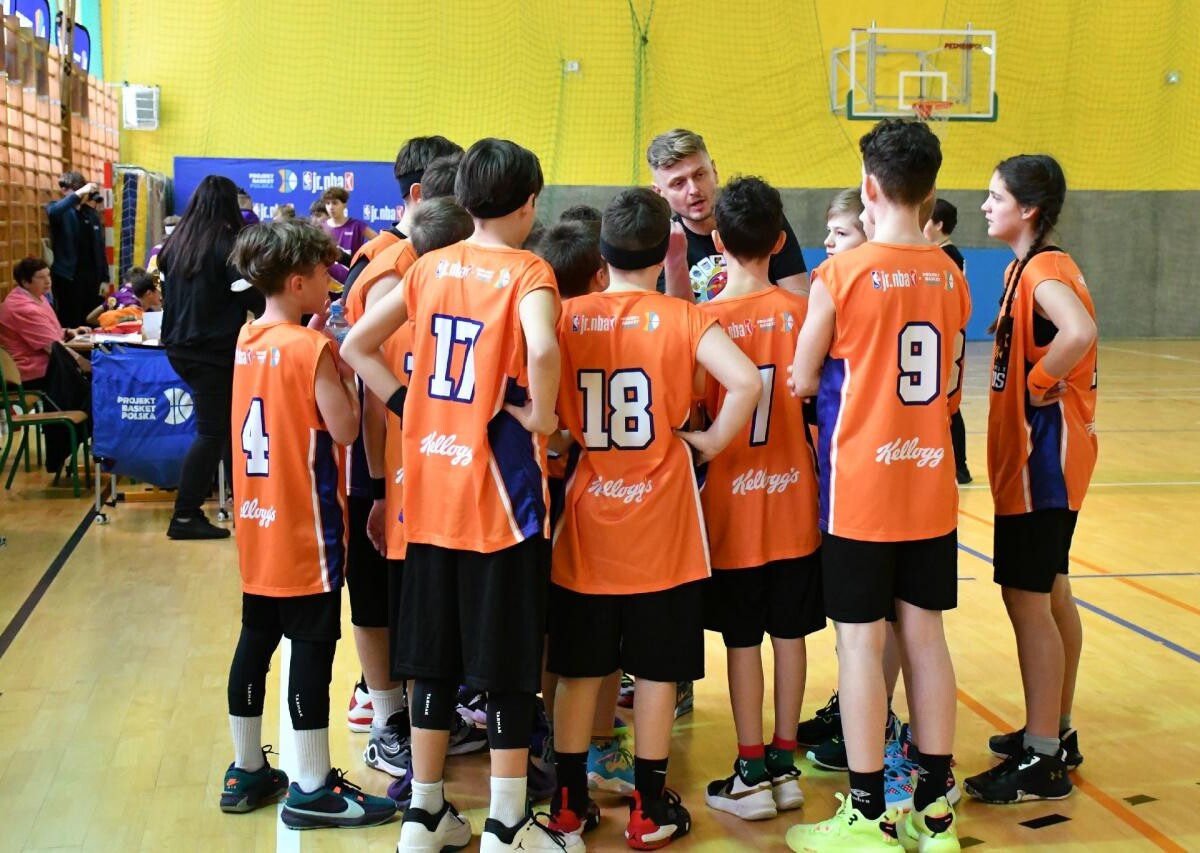 Wczoraj, 20 stycznia w sali gimnastycznej Szkoły Podstawowej nr 14 w Rudzie Śląskiej odbyła się druga edycja Jr. NBA Projekt Basket League / fot. Jacek Knapik