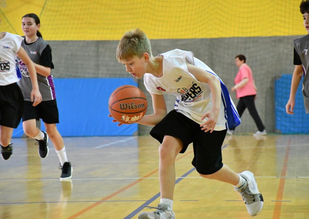 Wczoraj, 20 stycznia w sali gimnastycznej Szkoły Podstawowej nr 14 w Rudzie Śląskiej odbyła się druga edycja Jr. NBA Projekt Basket League / fot. Jacek Knapik