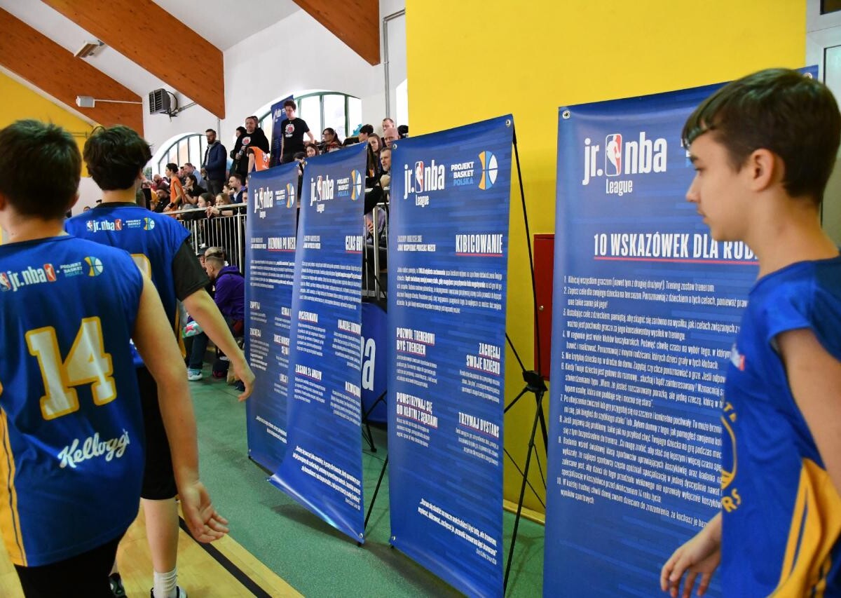 Wczoraj, 20 stycznia w sali gimnastycznej Szkoły Podstawowej nr 14 w Rudzie Śląskiej odbyła się druga edycja Jr. NBA Projekt Basket League / fot. Jacek Knapik