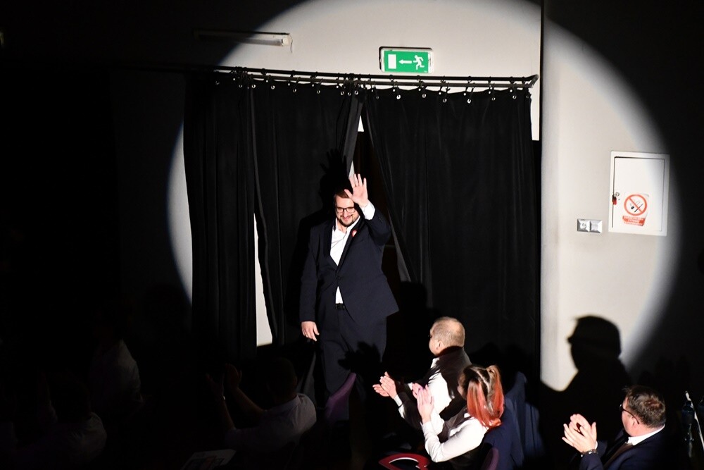 Kandydaci Koalicji Obywatelskiej na radnych miejskich w Rudzie Śląskiej. / fot. Jacek Knapik