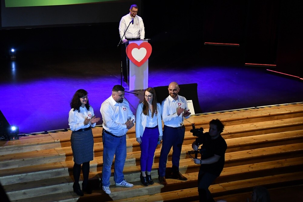 Kandydaci Koalicji Obywatelskiej na radnych miejskich w Rudzie Śląskiej. / fot. Jacek Knapik