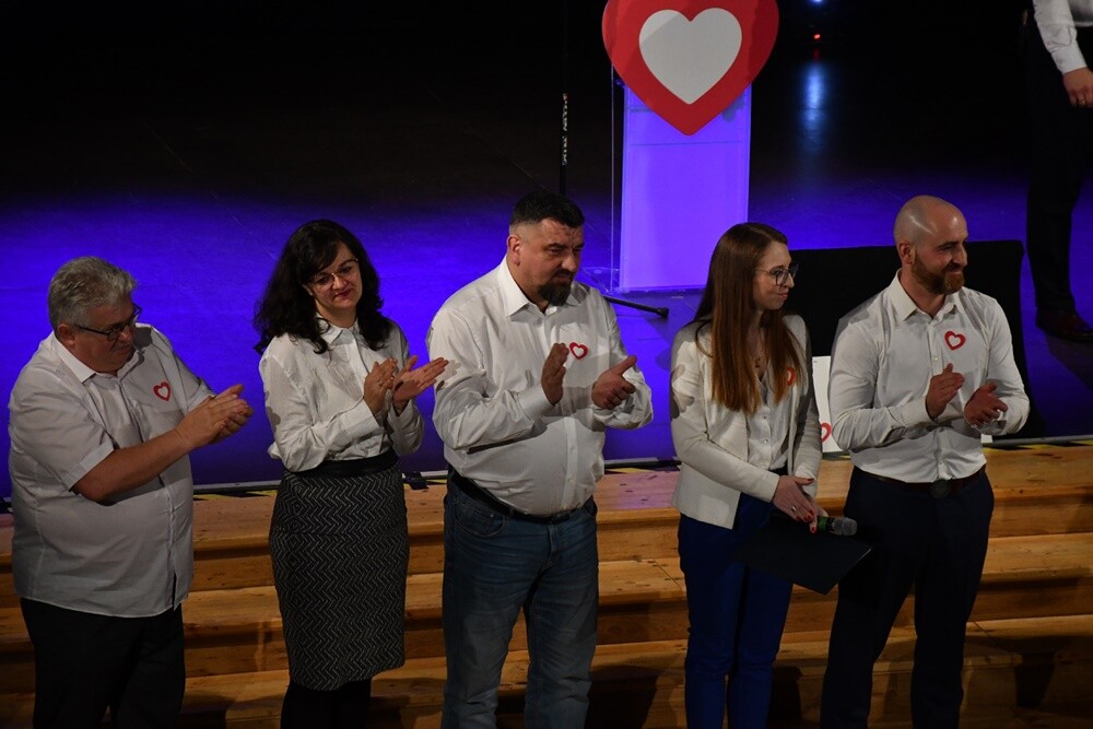 Kandydaci Koalicji Obywatelskiej na radnych miejskich w Rudzie Śląskiej. / fot. Jacek Knapik