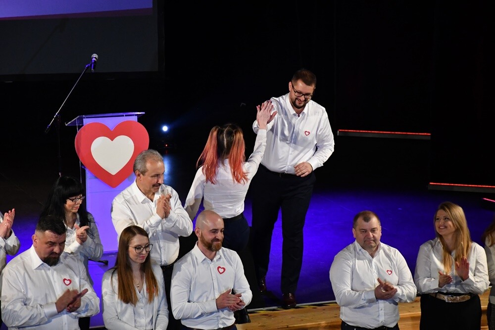 Kandydaci Koalicji Obywatelskiej na radnych miejskich w Rudzie Śląskiej. / fot. Jacek Knapik