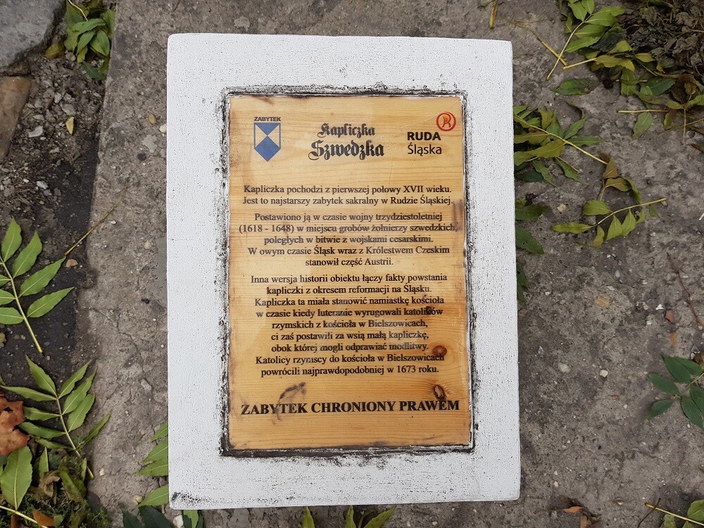 Zabytkowa kapliczka "szwedzka" w Bielszowicach przeszła kompleksową renowację. Prace były podyktowane złym stanem technicznym tego obiektu.