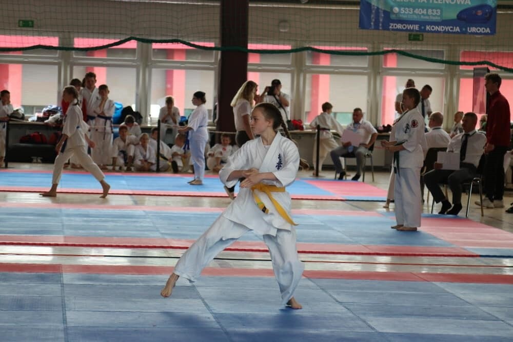 Ponad 300 zawodników z 28 klubów ze Śląska oraz z Czech rywalizowało w Rudzie Śląskiej. W ubiegłą sobotę w hali Miejskiego Ośrodka Sportu i Rekreacji w Halembie odbył się VII Puchar Śląska Dzieci i Młodzieży Karate Kyokushin. Karatecy sprawdzili swoje siły w konkurencjach kata i kumite. 

fot. UM Ruda Śląska