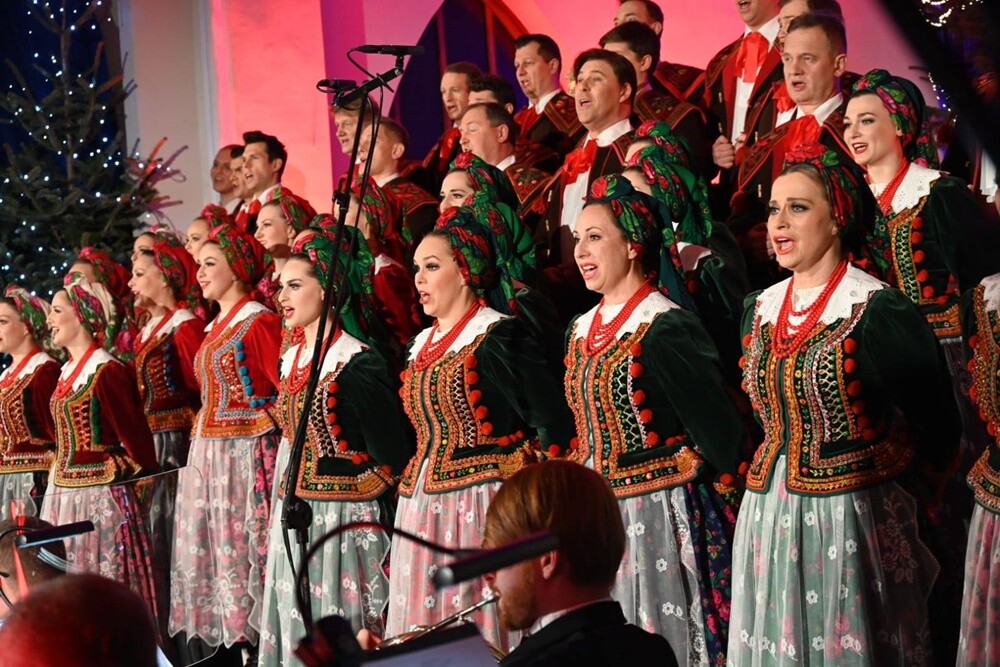 Kolędowanie z Zespołem Pieśni i Tańca „Śląsk” w Bielszowicach. / fot. UM Ruda Śląska