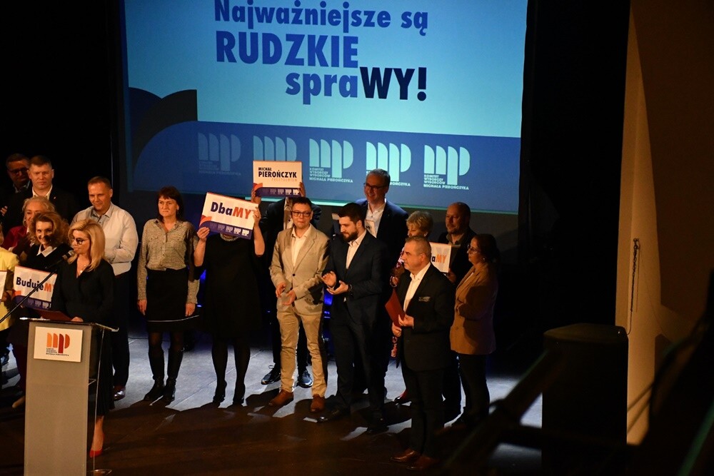 Komitet Wyborców Michała Pierończyka. / fot. Jacek Knapik