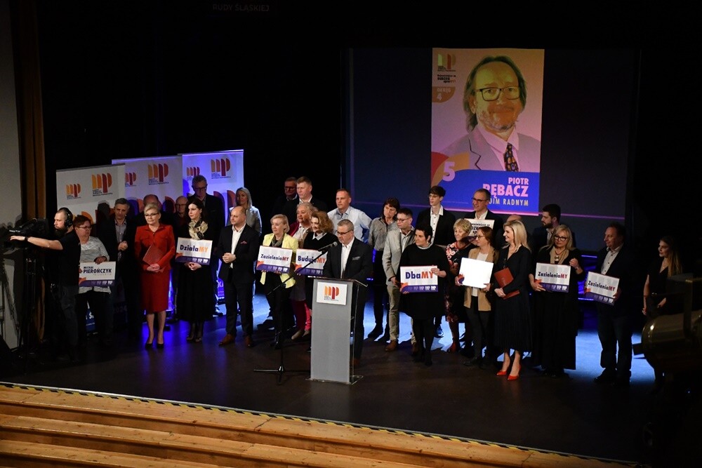 Komitet Wyborców Michała Pierończyka. / fot. Jacek Knapik