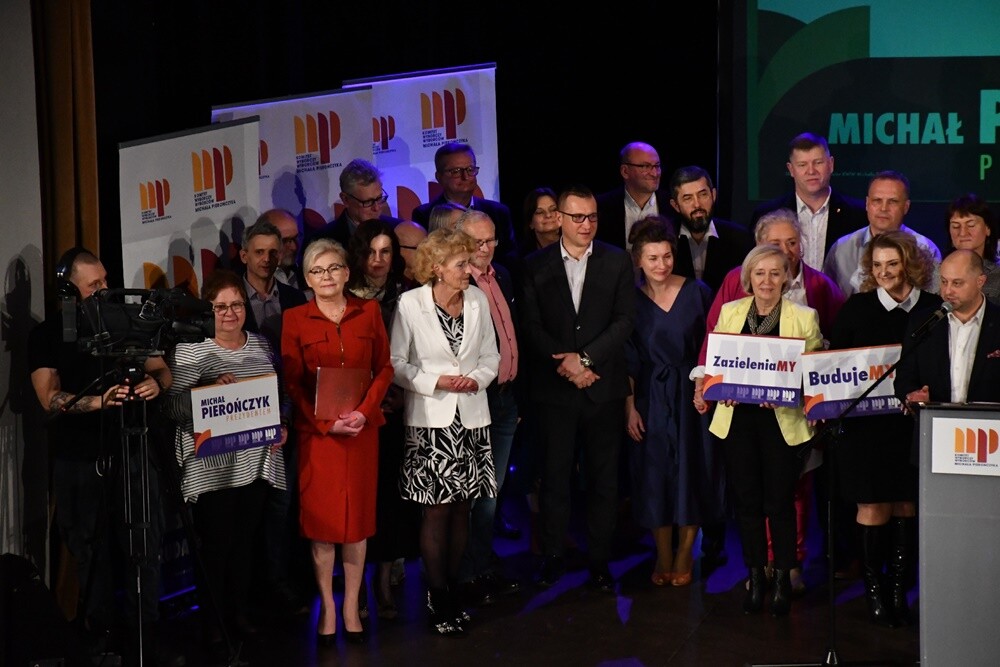 Komitet Wyborców Michała Pierończyka. / fot. Jacek Knapik