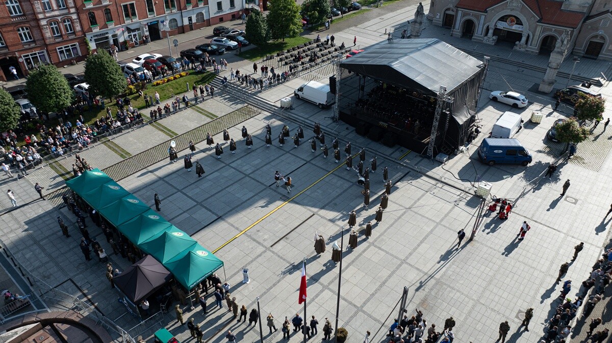 Koncert z okazji 34-lecia Straży Granicznej. / fot. Dronruda.pl