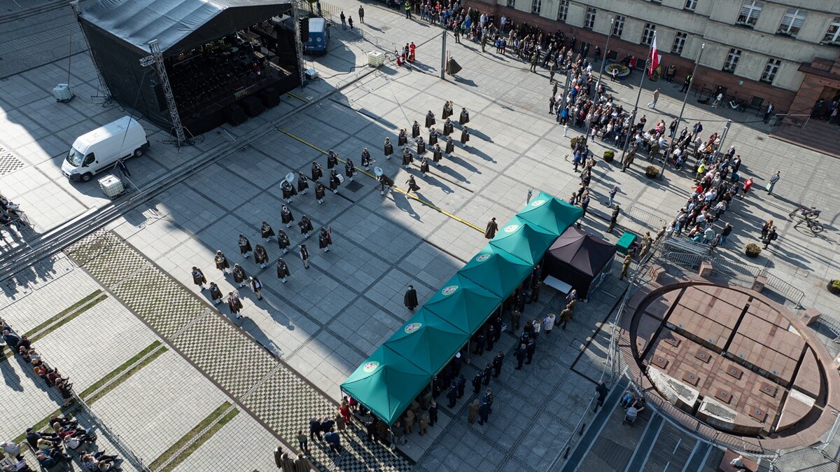 Koncert z okazji 34-lecia Straży Granicznej. / fot. Dronruda.pl
