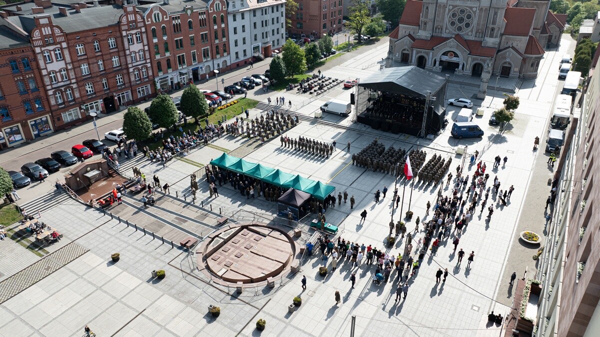Koncert z okazji 34-lecia Straży Granicznej. / fot. Dronruda.pl