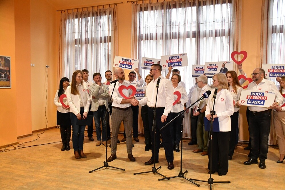 Konferencja prasowa Arkadiusza Pilarza. / fot. Jacek Knapik