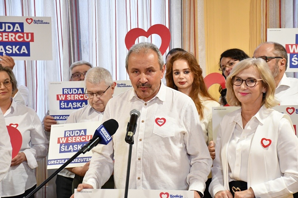 Konferencja prasowa Arkadiusza Pilarza. / fot. Jacek Knapik