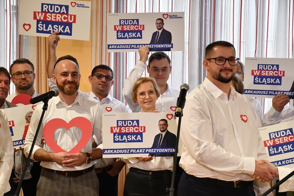 Konferencja prasowa Arkadiusza Pilarza. / fot. Jacek Knapik