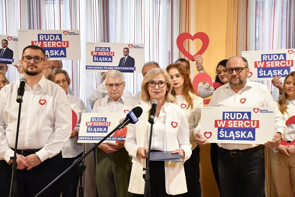 Konferencja prasowa Arkadiusza Pilarza. / fot. Jacek Knapik