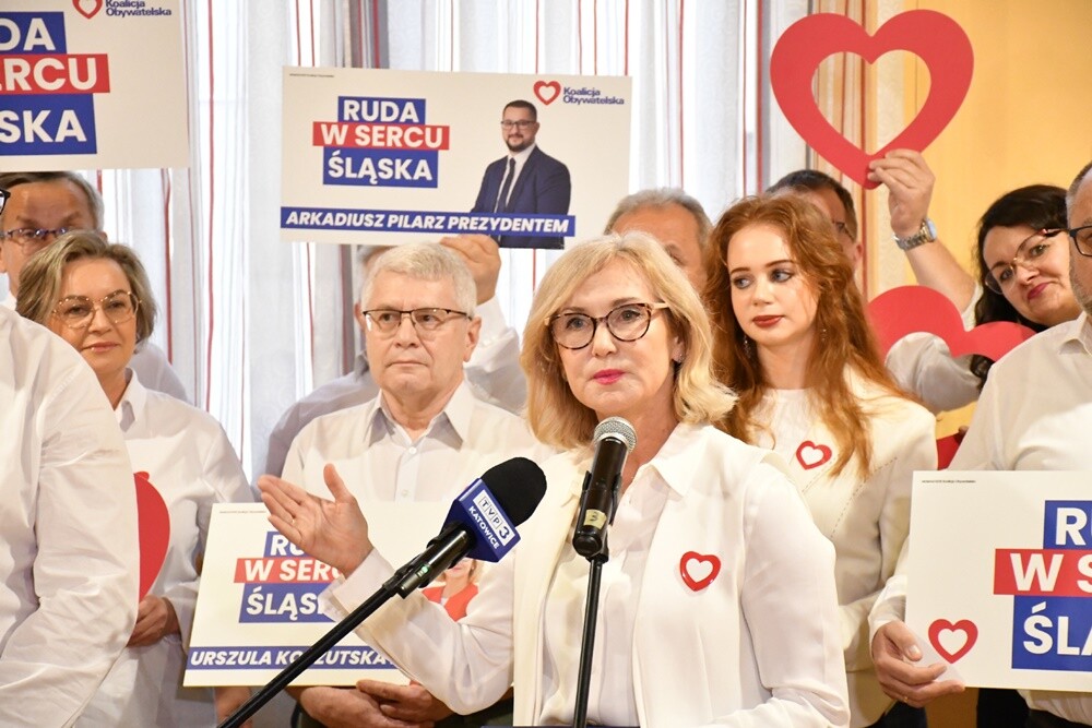 Konferencja prasowa Arkadiusza Pilarza. / fot. Jacek Knapik