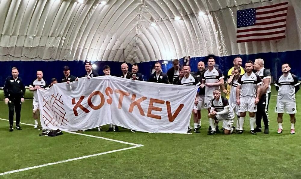 Piłkarze KostKev w USA/fot. arch. pryw.