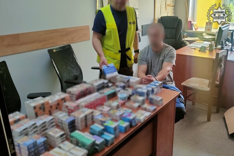 Kradzież papierosów w Rudzie Śląskiej – szybkie zatrzymanie sprawców