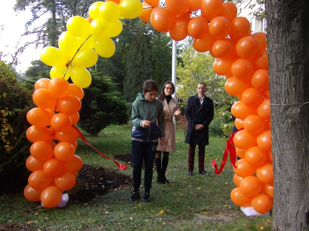 Zielona przestrzeń dla dzieci. Przy SP nr 35 powstała „Kwietna Wyspa”!/fot. UM Ruda Śląska