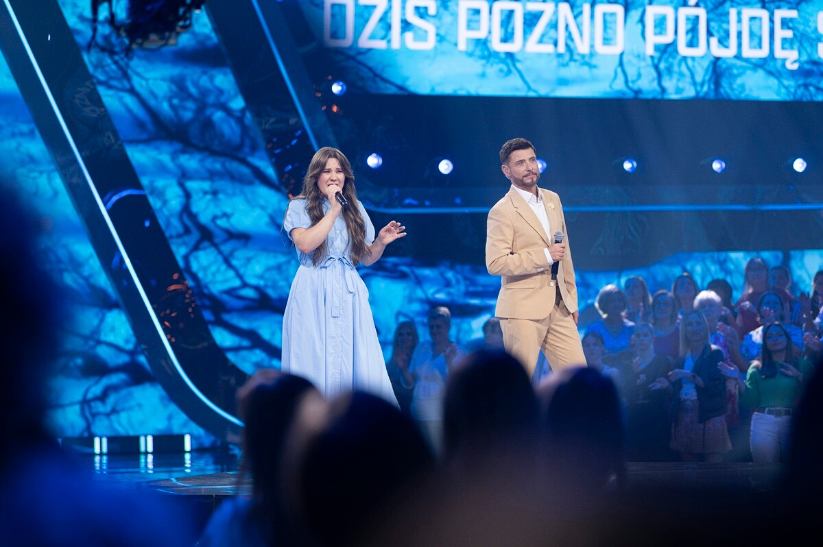 Magdalena Wołek z Rudy Śląskiej w programie "Tak to leciało!". / fot. TVP