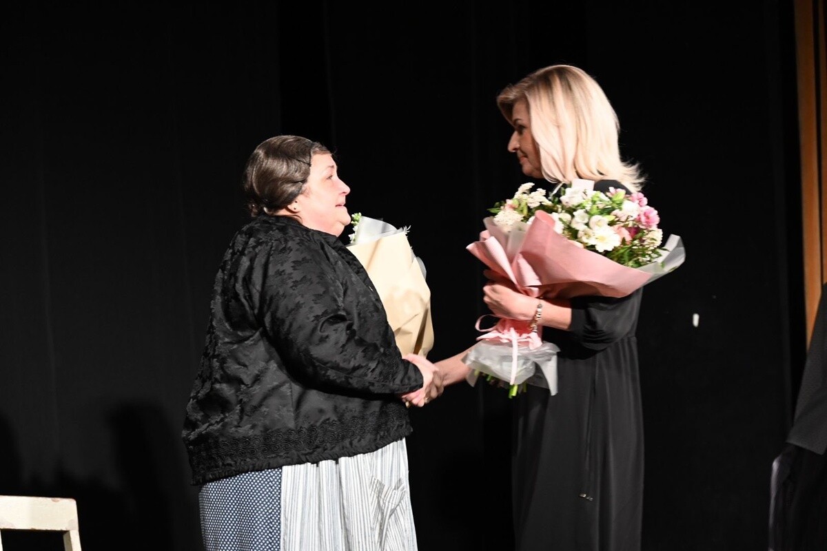 Spektakl „Mianujom mie Hanka” poruszył serca widzów w Bielszowicach. / fot. UM Ruda Śląska