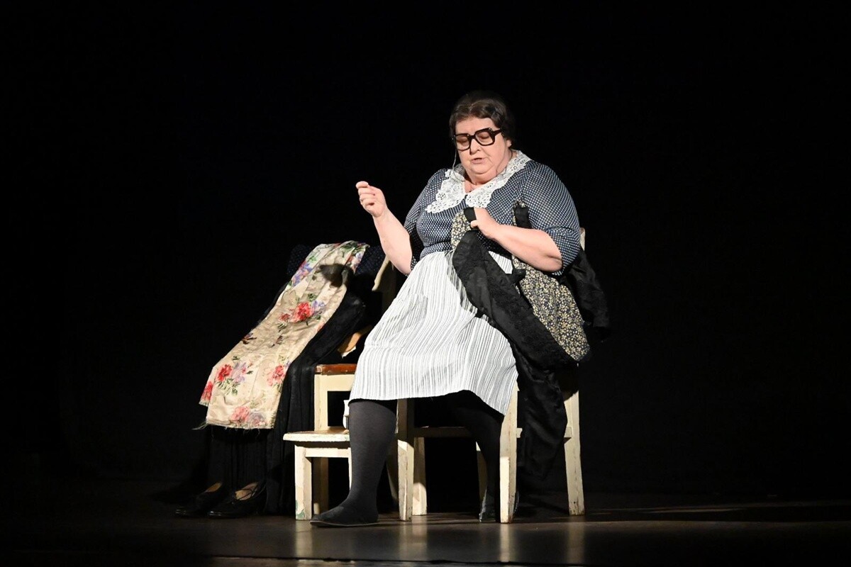 Spektakl „Mianujom mie Hanka” poruszył serca widzów w Bielszowicach. / fot. UM Ruda Śląska