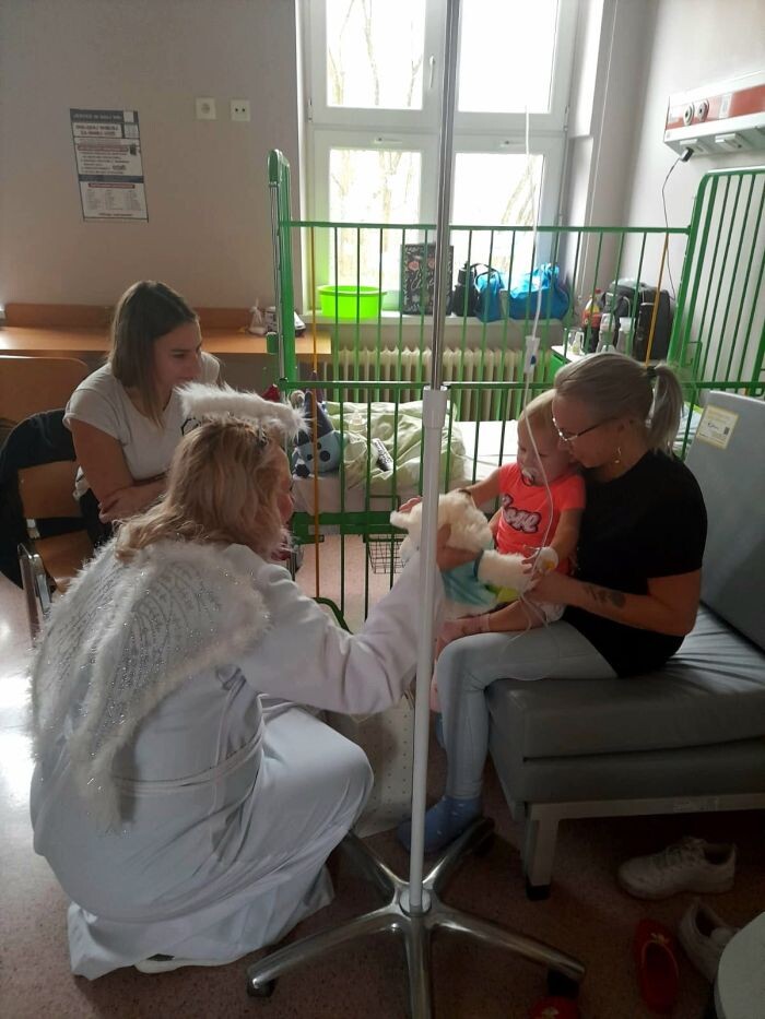 Mikołaj odwiedził Szpital Miejski/fot. Szpital Miejski w Rudzie Śląskiej