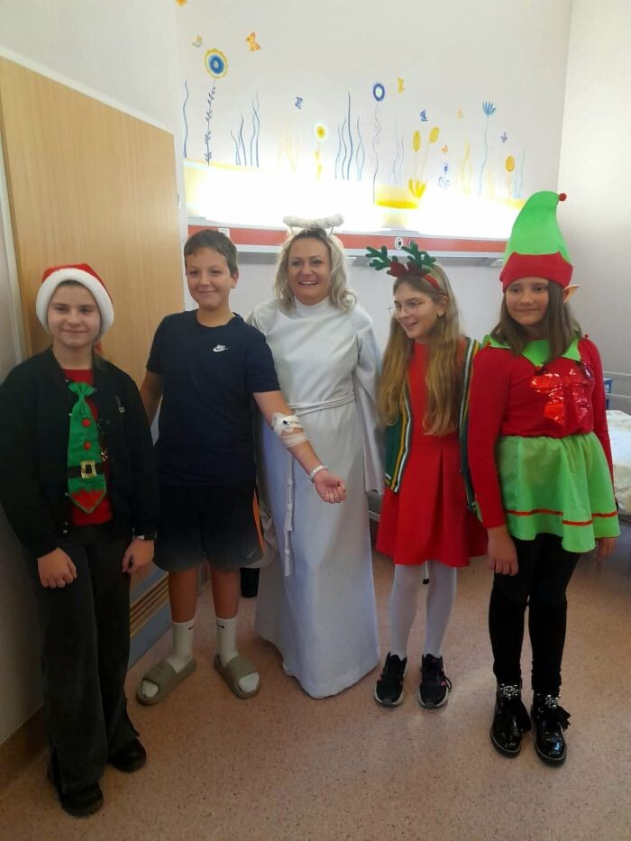 Mikołaj odwiedził Szpital Miejski/fot. Szpital Miejski w Rudzie Śląskiej