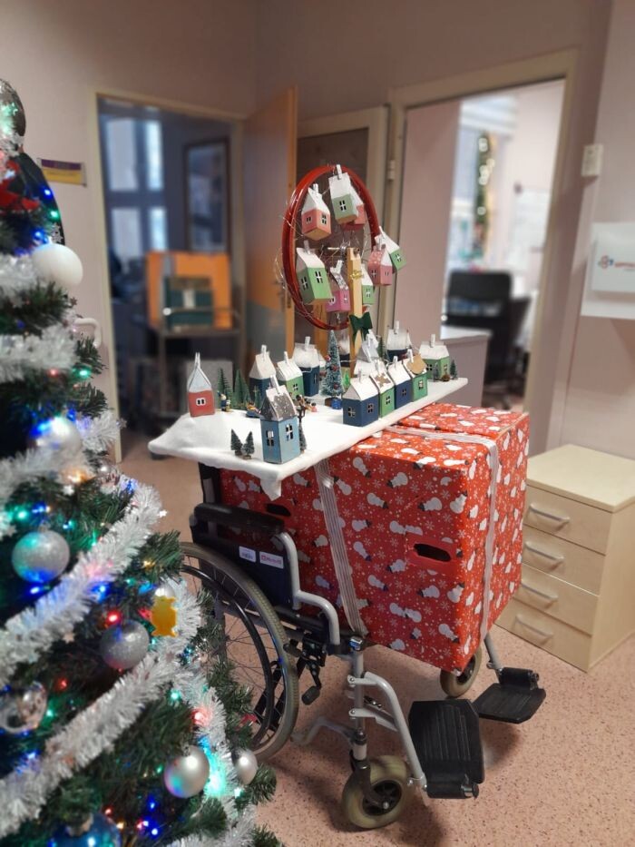 Mikołaj odwiedził Szpital Miejski/fot. Szpital Miejski w Rudzie Śląskiej