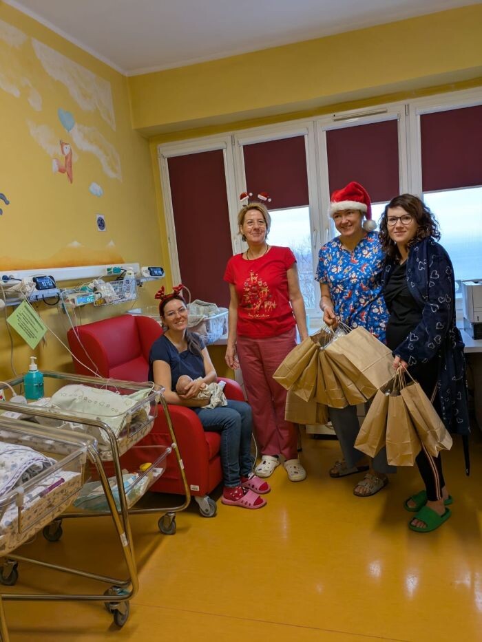 Mikołaj odwiedził Szpital Miejski/fot. Szpital Miejski w Rudzie Śląskiej