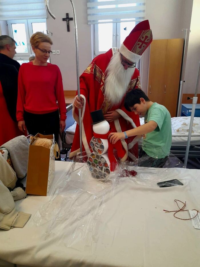 Mikołaj odwiedził Szpital Miejski/fot. Szpital Miejski w Rudzie Śląskiej