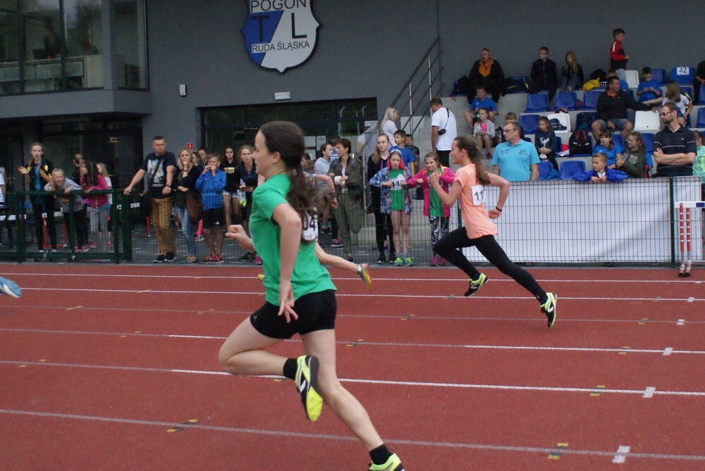 Na stadionie przy ulicy Czarnoleśnej odbyły się lekkoatletyczne Mistrzostwa Śląska Dzieci.