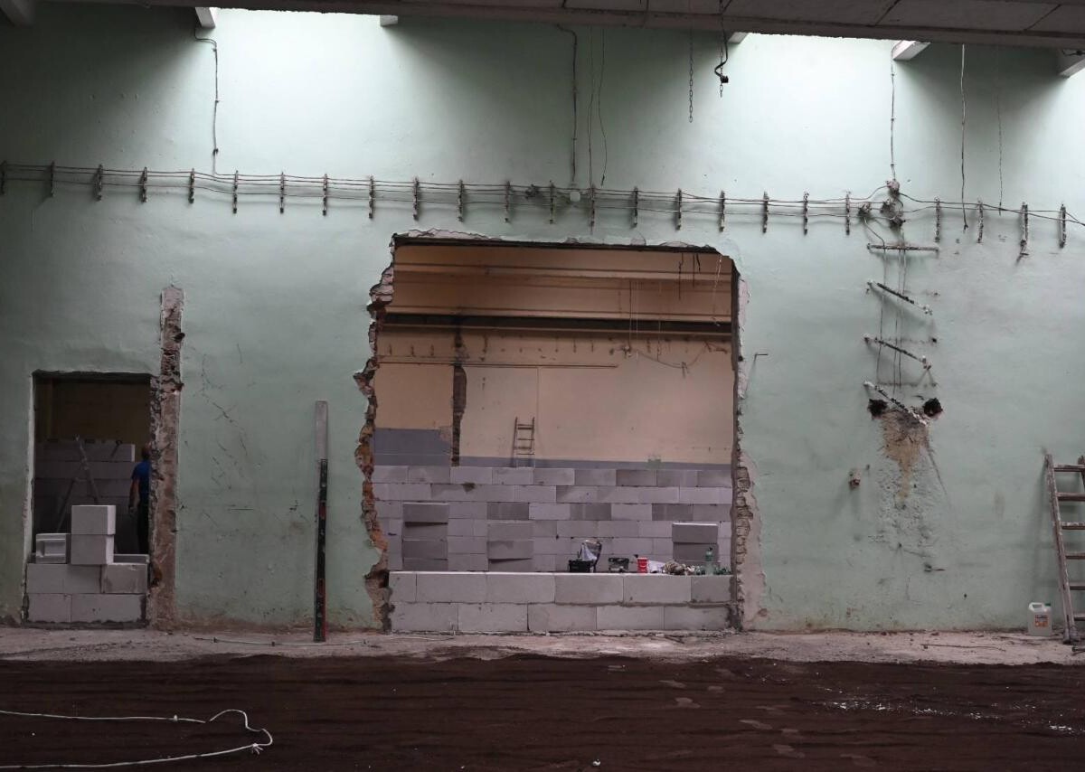 Remonty warsztatów i pracowni w Centrum Kształcenia Zawodowego w Rudzie Śląskiej / fot. Anna Krzysteczko FB