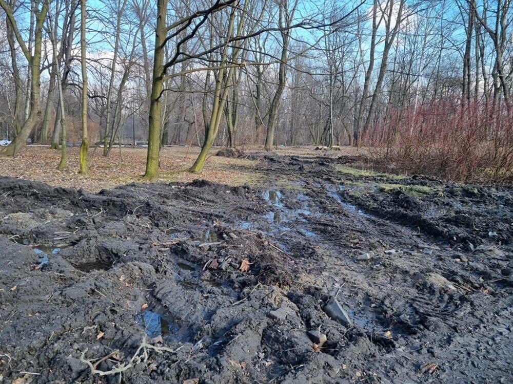 Trwa realizacja kolejnego etapu budowy Traktu Rudzkiego. Zobaczcie, jak do tej pory zmienił się Park Dworski w Nowym Bytomiu.