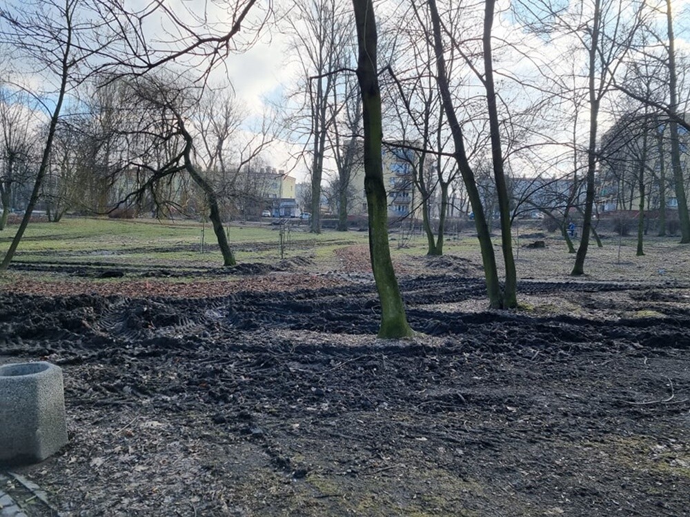 Trwa realizacja kolejnego etapu budowy Traktu Rudzkiego. Zobaczcie, jak do tej pory zmienił się Park Dworski w Nowym Bytomiu.