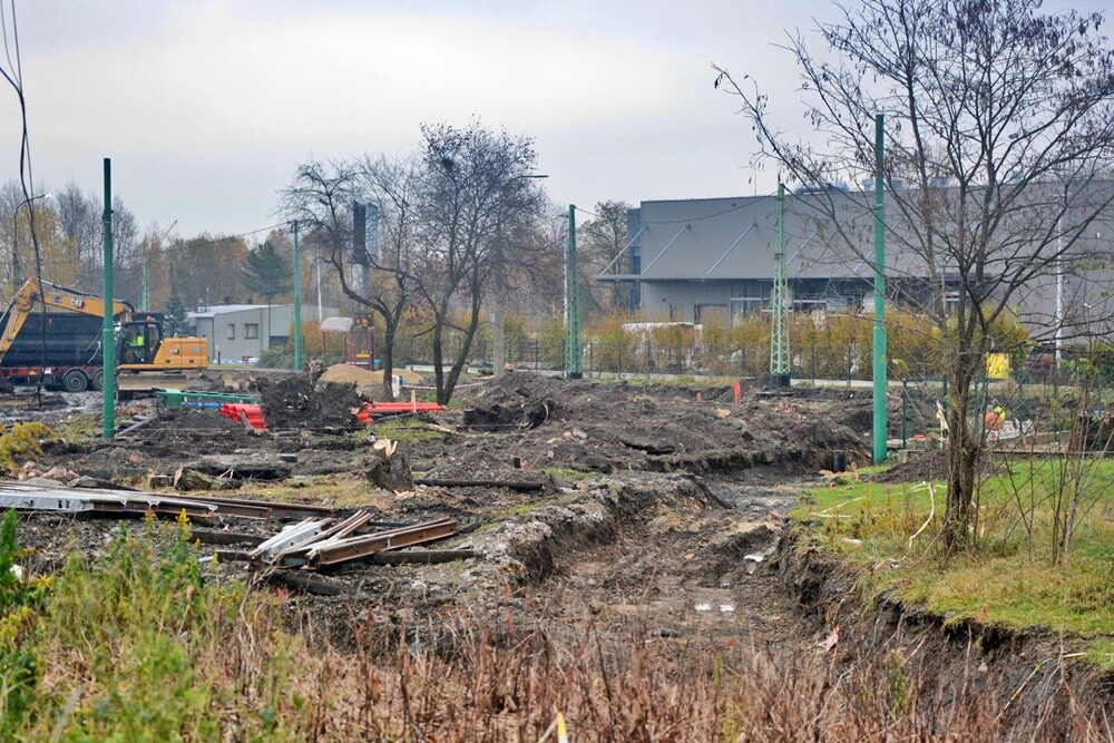 Modernizacja torowiska na pętli Chebzie. / fot. Jacek Knapik