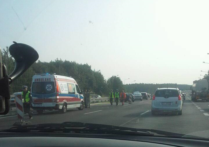 Na autostradzie A4 doszło do kolizji.