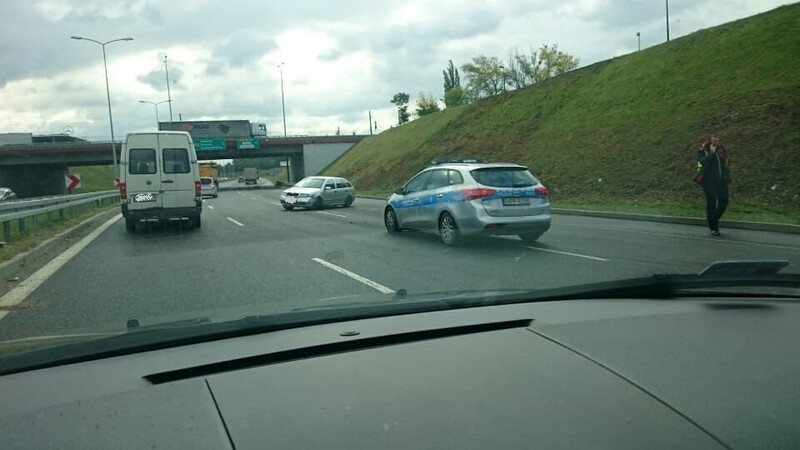 Na Drogowej Trasie Średnicowej doszło do kolizji!