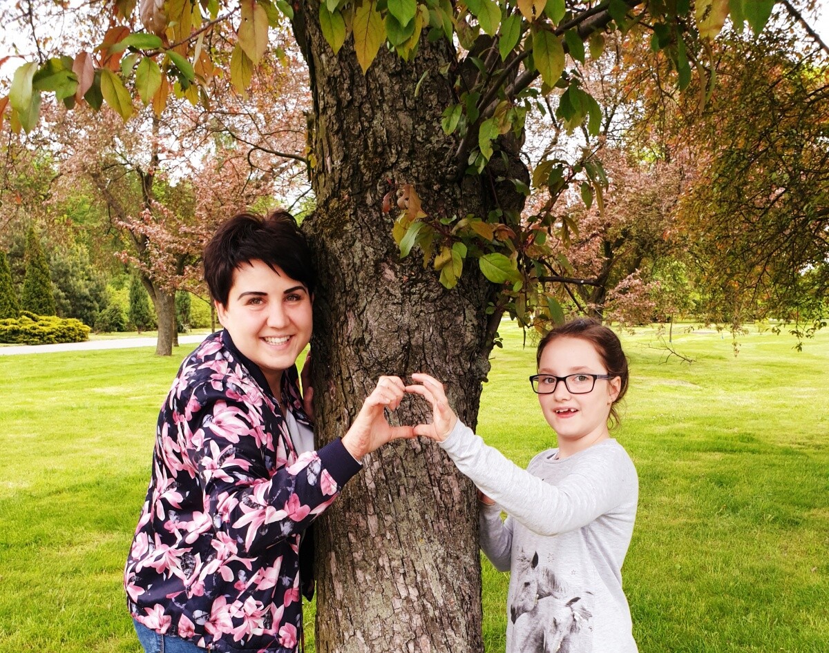 Magda i moja 8 letnia córka Martynka 
dzielnica: Nowy Bytom