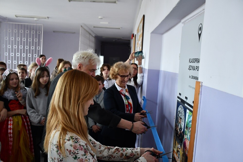Nowa sala imienia Zbigniewa Stryja w Szkole Podstawowej nr 8 im. Miłośników Ziemi Śląskiej