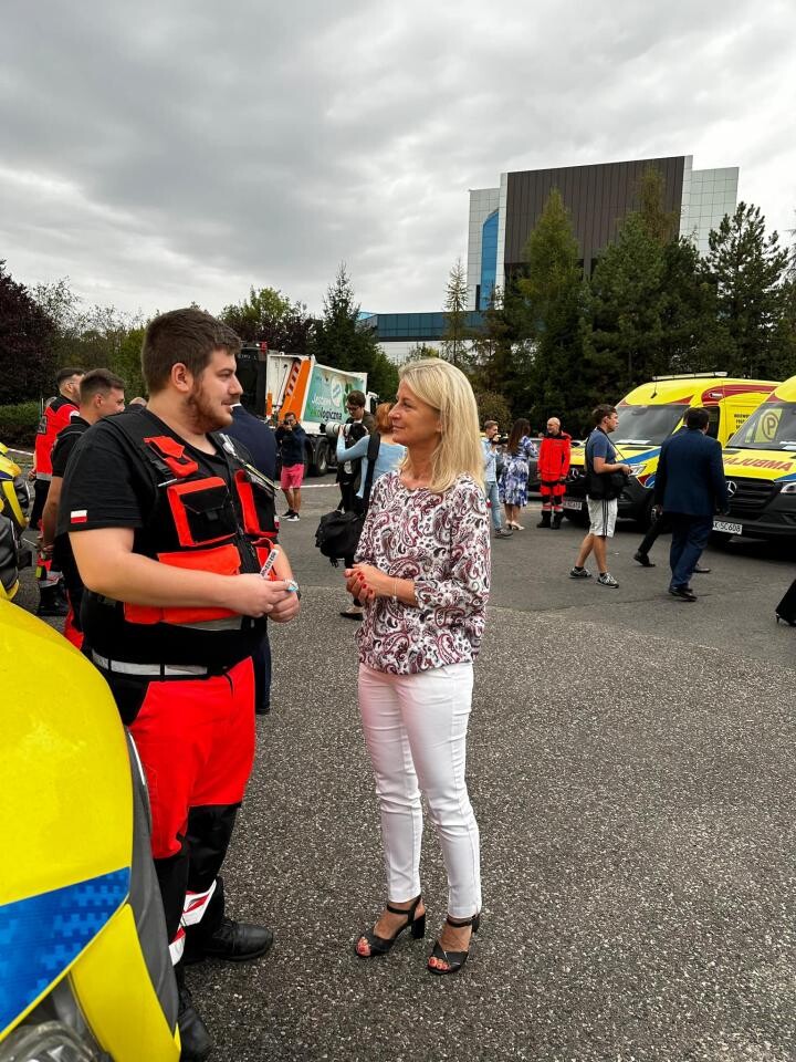 Nowoczesny ambulans zasilił stację pogotowia w Rudzie Śląskiej! / fot. Aleksandra Poloczek FB