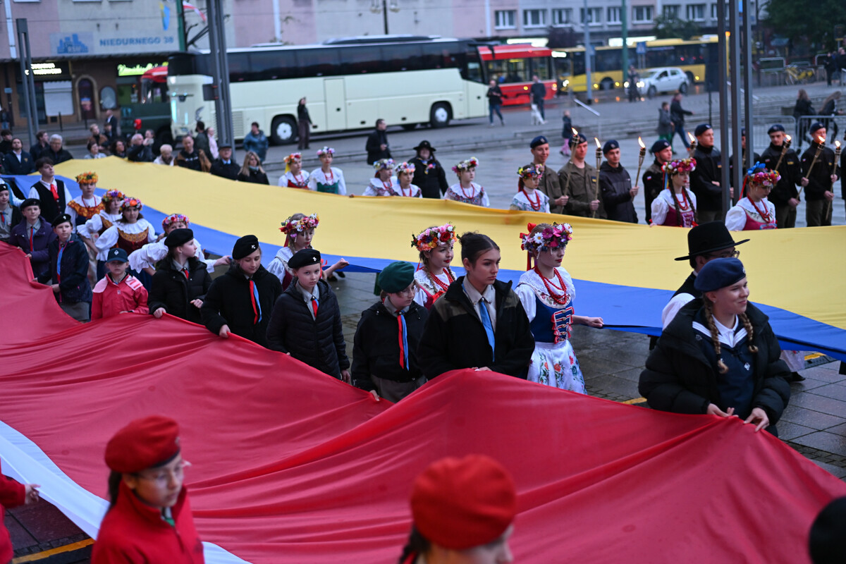 Ruda Śląska uczciła 80. rocznicę Tragedii Górnośląskiej / fot. Marek Faber