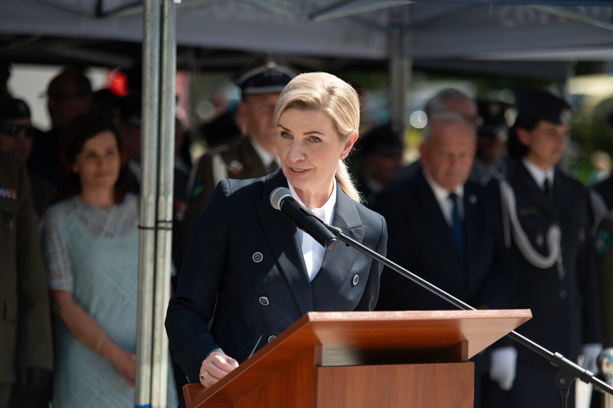 Plac Jana Pawła II w Rudzie Śląskiej był miejscem uroczystego apelu WCR Chorzów z okazji Święta Wojska Polskiego / fot. Marek Faber