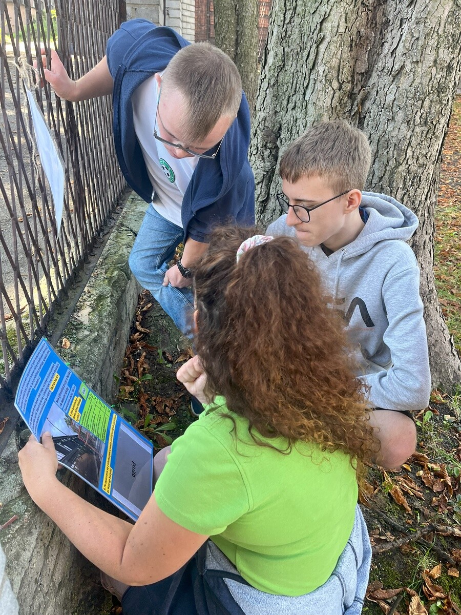 Ogród deszczowy w Zespole Szkół nr 7 w Rudzie Śląskiej. / fot. ZS nr 7