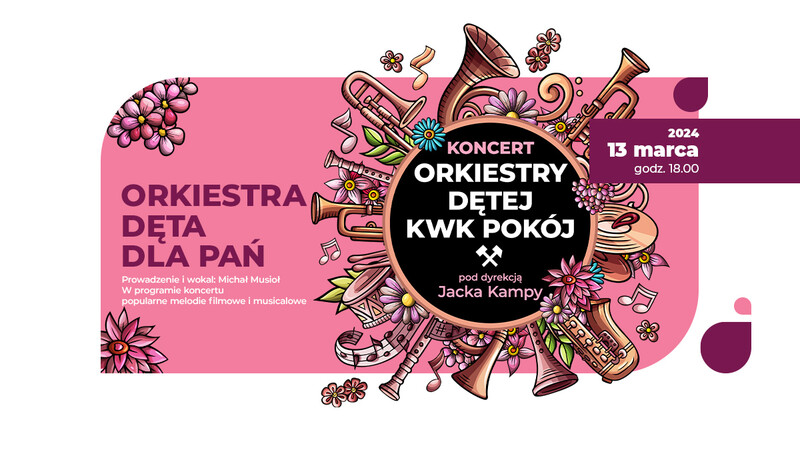 Orkiestra dla Pań, czyli koncert Orkiestry Dętej KWK Pokój pod dyrekcją Jacka Kampy