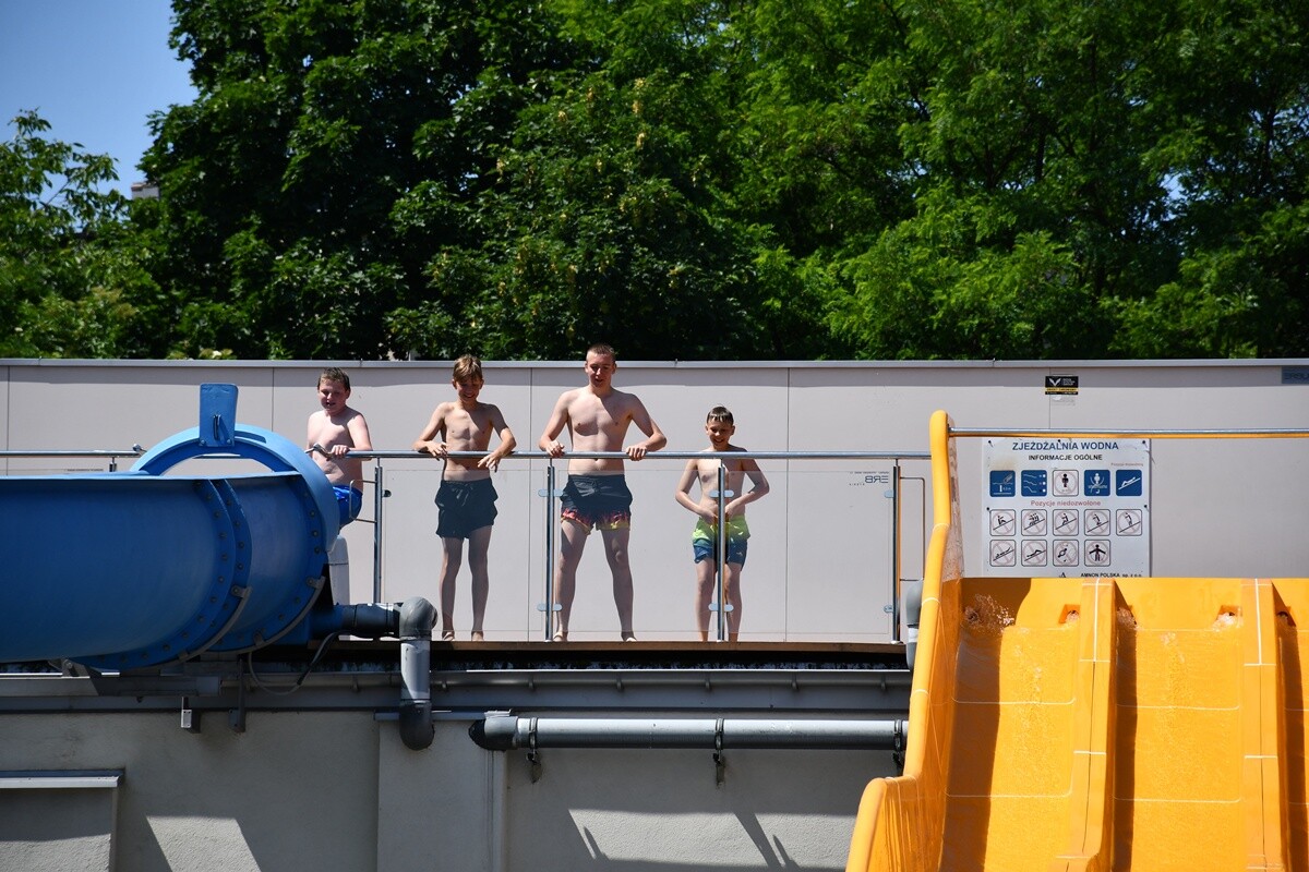 Otwarcie basenu letniego w Rudzie Śląskiej.