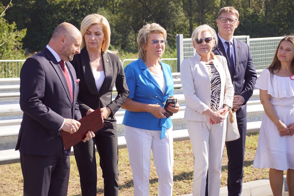 Otwarcie kolejnego odcinka trasy N-S w Rudzie Śląskiej.