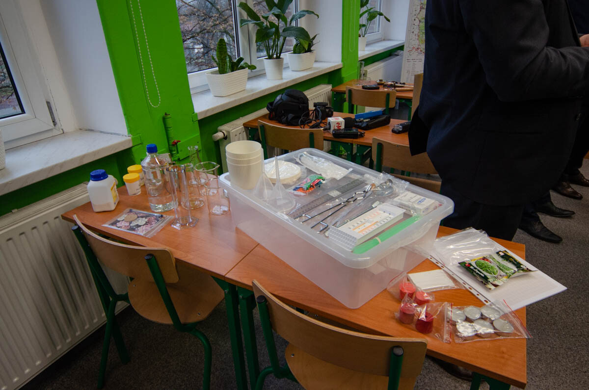 Otwarcie pracowni ekologicznej w I LO. / fot. Marek Faber